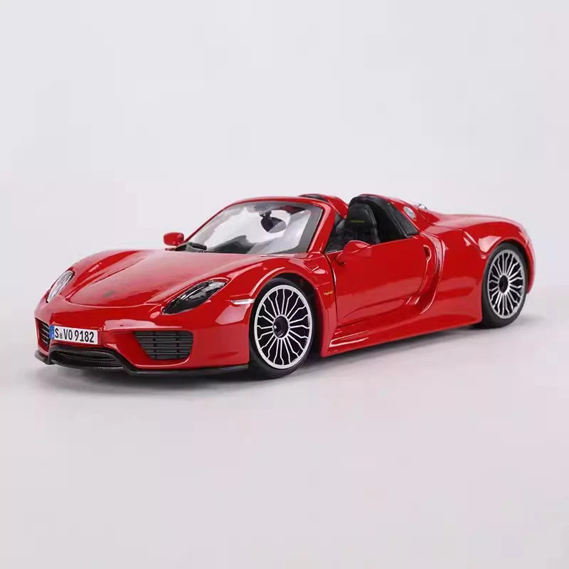 [Welly] 1:24 Porsche 2013 918 Spyder rosso modellino di auto Die-Cast