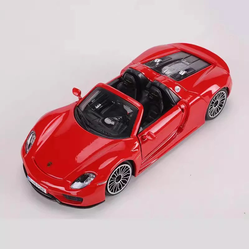 [Welly] 1:24 Porsche 2013 918 Spyder rosso modellino di auto Die-Cast