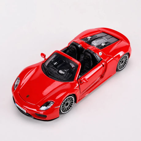 Welly Porsche 2013 918 Spyder Red 1:24 – model wyświetlacza odlewany z metalu