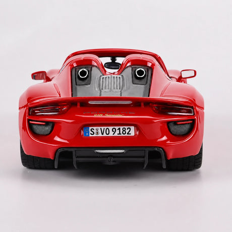 Welly Porsche 2013 918 Spyder Red 1:24 – model wyświetlacza odlewany z metalu