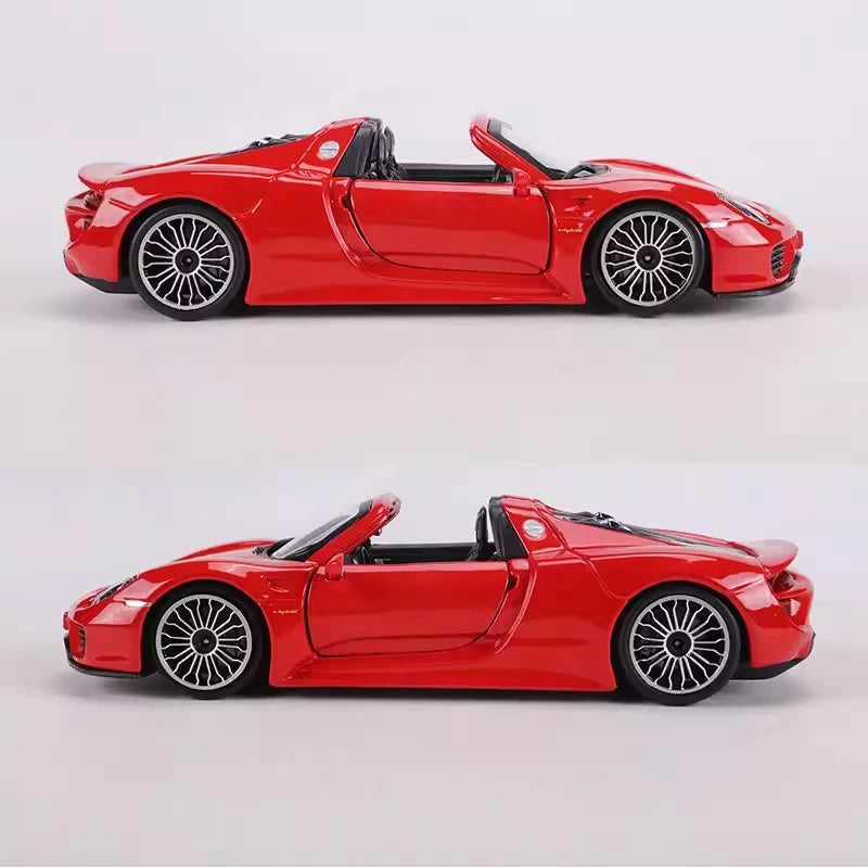 [Welly] 1:24 Porsche 2013 918 Spyder rosso modellino di auto Die-Cast