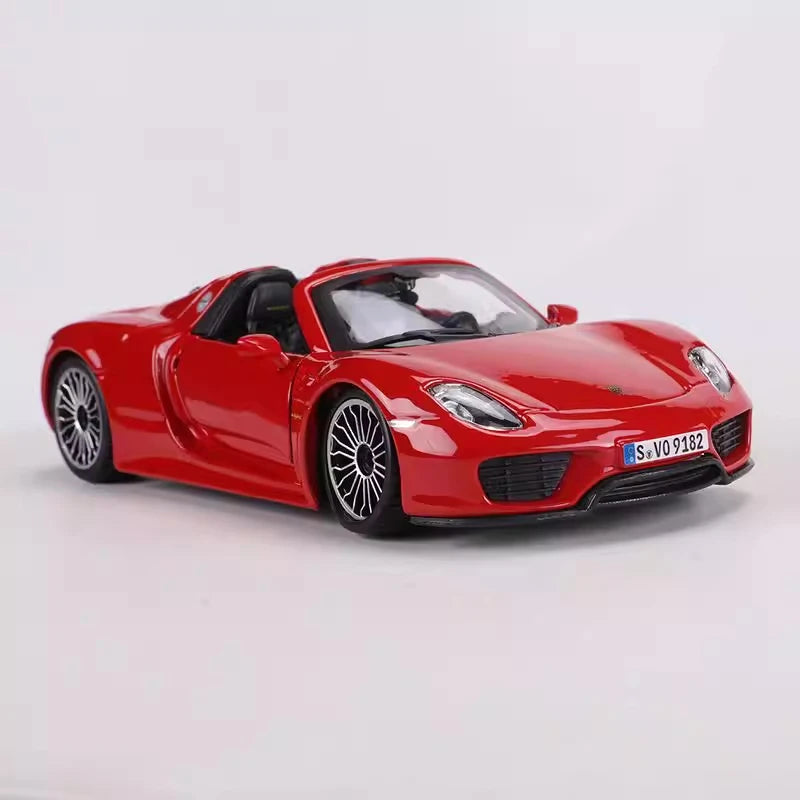 [Welly] 1:24 Porsche 2013 918 Spyder rosso modellino di auto Die-Cast
