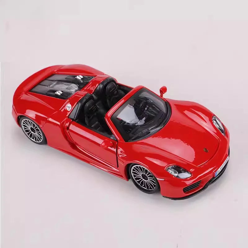 [Welly] 1:24 Porsche 2013 918 Spyder rosso modellino di auto Die-Cast
