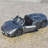 [Welly] 1:24 Porsche 2013 918 Spyder Silver Model Car Die-Cast