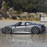 [Welly] 1:24 Porsche 2013 918 Spyder Silver Model Car Die-Cast