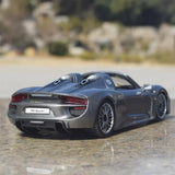 [Welly] 1:24 Porsche 2013 918 Spyder Silver Model Car Die-Cast