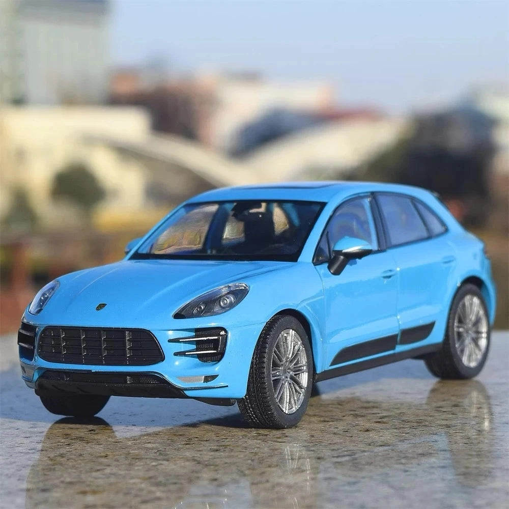 [Welly] 1:24 Porsche 2016 Macan Turbo Blue Model Car Die-Cast
