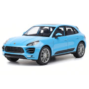 Welly Porsche 2016 Macan Turbo الأزرق 1:24 – مجسم سيارة معدني للعرض