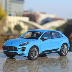 [Welly] 1:24 Porsche 2016 Macan Turbo Blue Model Car Die-Cast