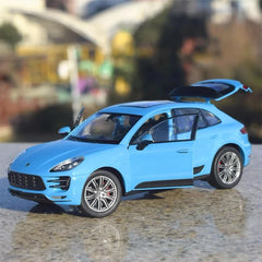 [Welly] 1:24 Porsche 2016 Macan Turbo Blue Model Car Die-Cast