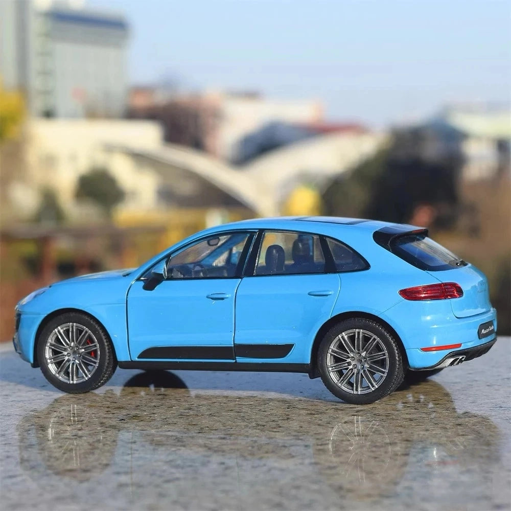[Welly] 1:24 Porsche 2016 Macan Turbo Blue Model Car Die-Cast