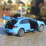 [Welly] 1:24 Porsche 2016 Macan Turbo blauw modelauto Die-Cast