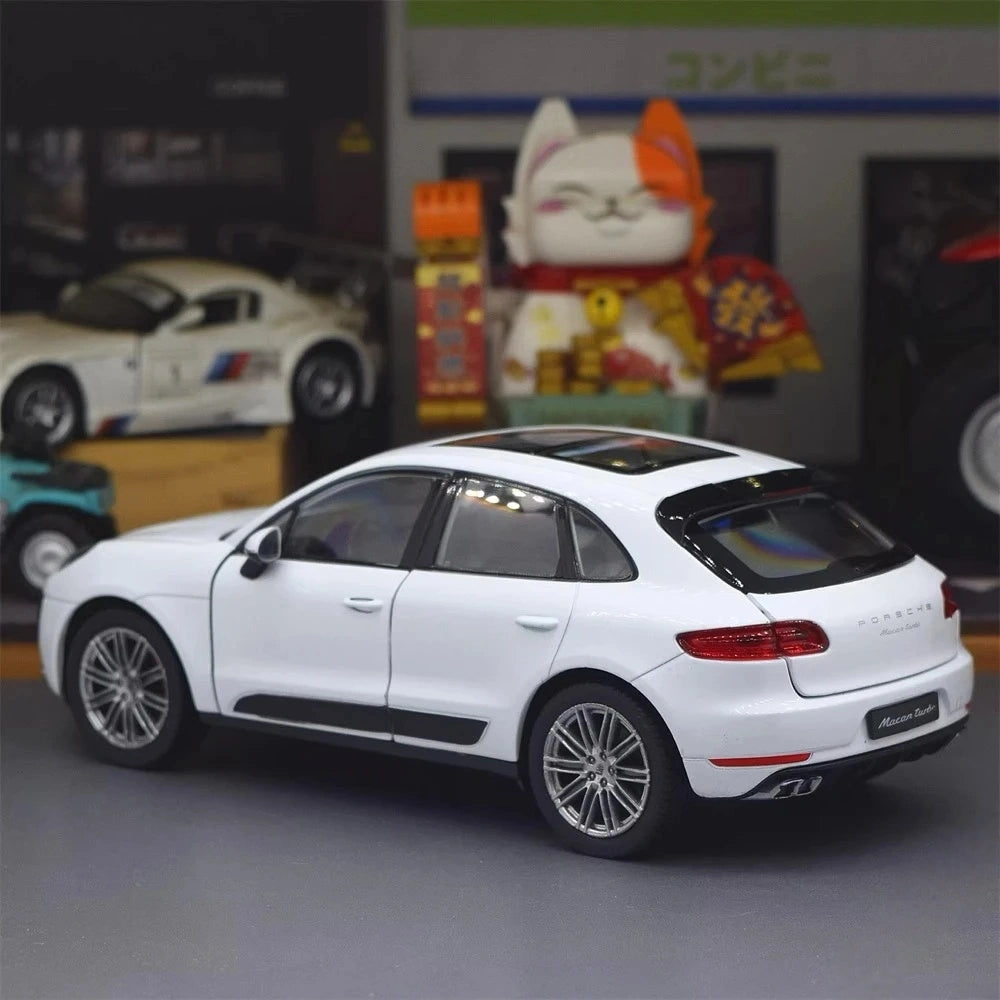 [Welly] 1:24 Porsche 2016 Macan Turbo White Model Car Die-Cast