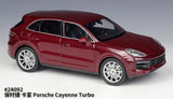 [Welly] 1:24 Porsche 2018 Cayenne Turbo Red Model Car Die-Cast