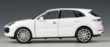 [Welly] 1:24 Porsche 2018 Cayenne Turbo bianco modellino di auto Die-Cast