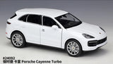 [Welly] 1:24 Porsche 2018 Cayenne Turbo bianco modellino di auto Die-Cast