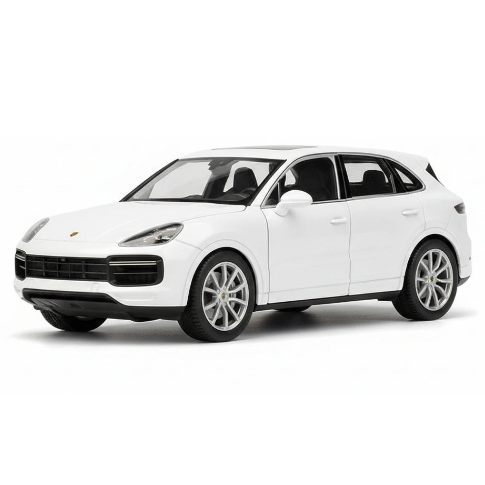 [Welly] 1:24 Porsche 2018 Cayenne Turbo White Model Car Die-Cast