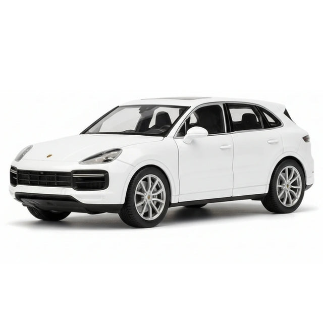 [Welly] 1:24 Porsche 2018 Cayenne Turbo bianco modellino di auto Die-Cast