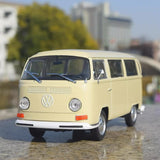 [Welly] 1:24 Volkswagen 1972 T2 Bus White Model Car Die-Cast