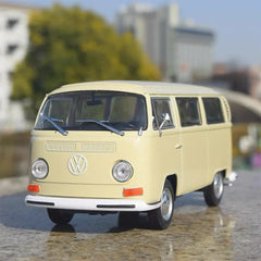 [Welly] 1:24 Volkswagen 1972 T2 Bus White Model Car Die-Cast