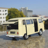 [Welly] 1:24 Volkswagen 1972 T2 Bus White Model Car Die-Cast