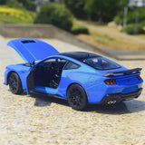 [Welly] 1:25 Ford 2024 Mustang GT Blue Model Car Die-Cast