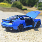 [Welly] 1:25 Ford 2024 Mustang GT Blue Model Car Die-Cast