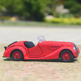 [Welly] 1:36 BMW 1936 328 Roadster レッド モデルカー Die-Cast