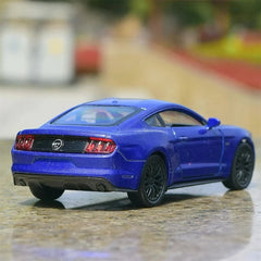 [Welly] 1:36 Ford 2015 Mustang GT blu modellino di auto Die-Cast