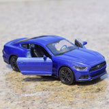 [Welly] 1:36 Ford 2015 Mustang GT Blue Model Car Die-Cast