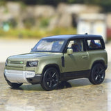 [Welly] 1:36 Land Rover 2020 Defender grön modellbil Die-Cast