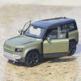 [Welly] 1:36 Land Rover 2020 Defender grön modellbil Die-Cast