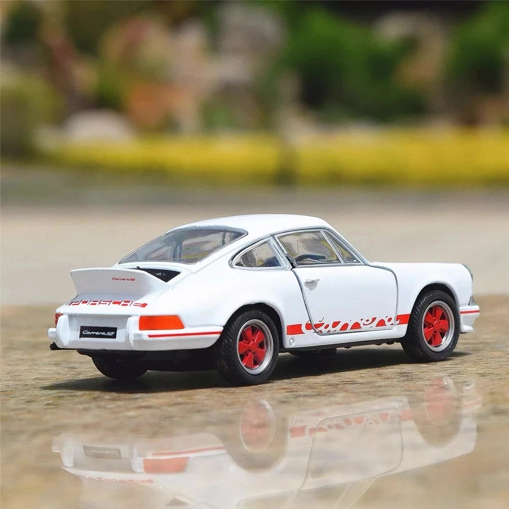 [Welly] 1:36 Porsche 1973 911 Carrera RS White Model Car Die-Cast