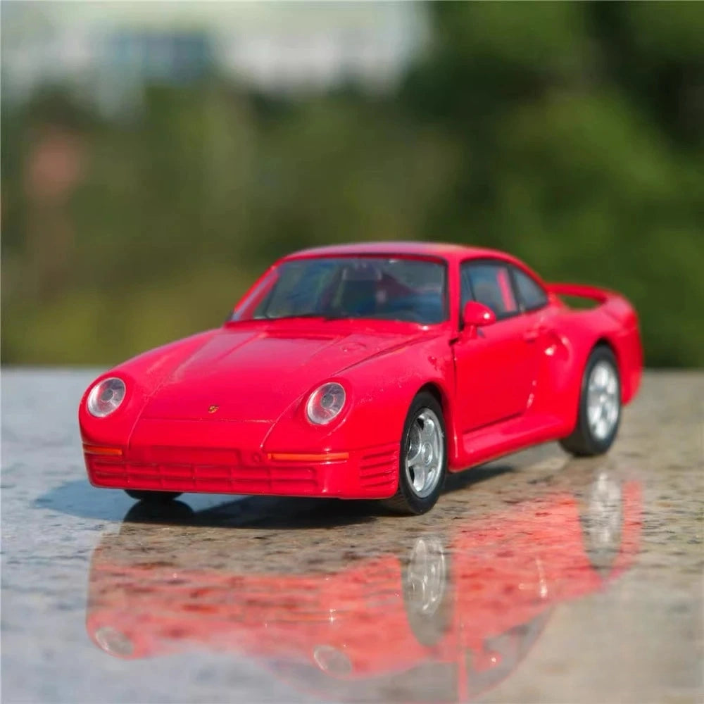 [Welly] 1:36 Porsche 1986 959 Red Model Car Die-Cast