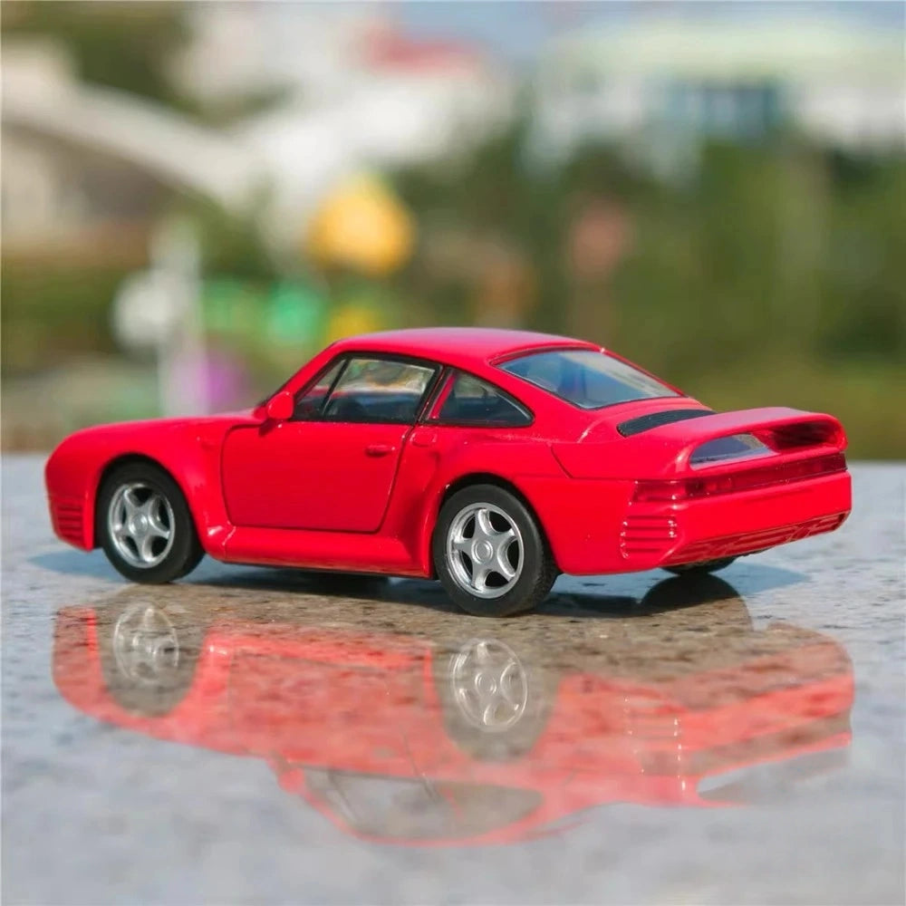 [Welly] 1:36 Porsche 1986 959 Red Model Car Die-Cast