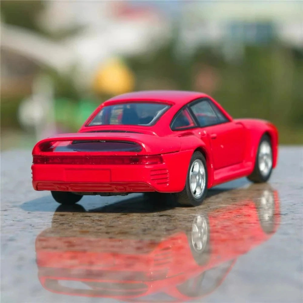 [Welly] 1:36 Porsche 1986 959 Red Model Car Die-Cast