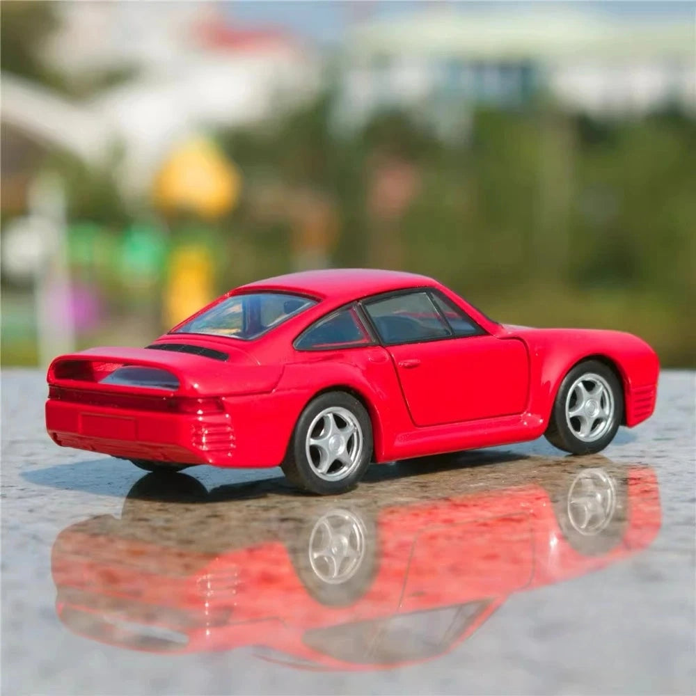 [Welly] 1:36 Porsche 1986 959 Red Model Car Die-Cast