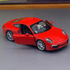 [Welly] 1:36 Porsche 2013 911 Carrera S Red Model Car Die-Cast