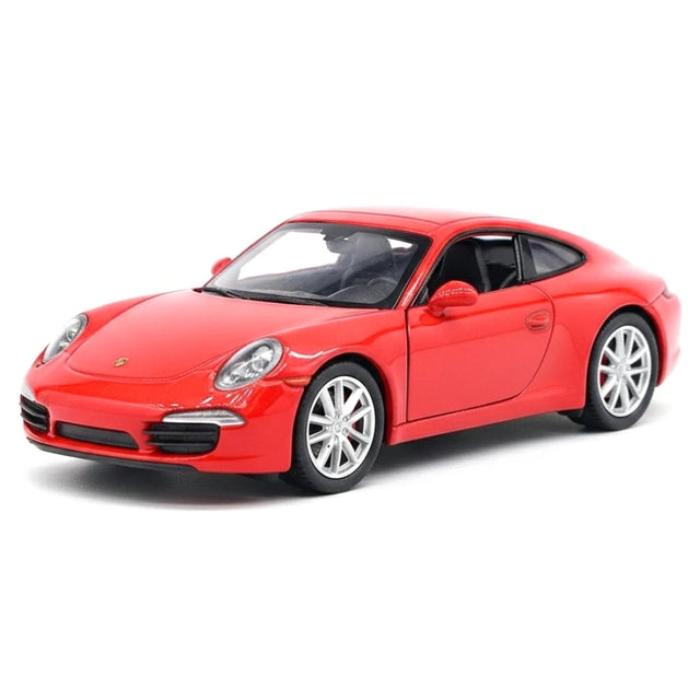 [Welly] 1:36 Porsche 2013 911 Carrera S Red Model Car Die-Cast