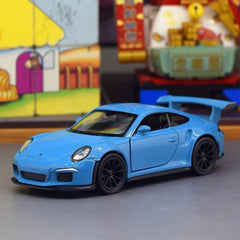 [Welly] 1:36 Porsche 2016 911 GT3 RS Blue Model Car Die-Cast