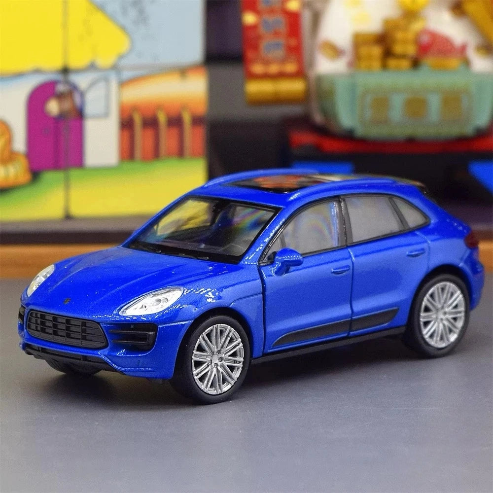 [Welly] 1:36 Porsche 2016 Macan GTS Blue Model Car Die-Cast