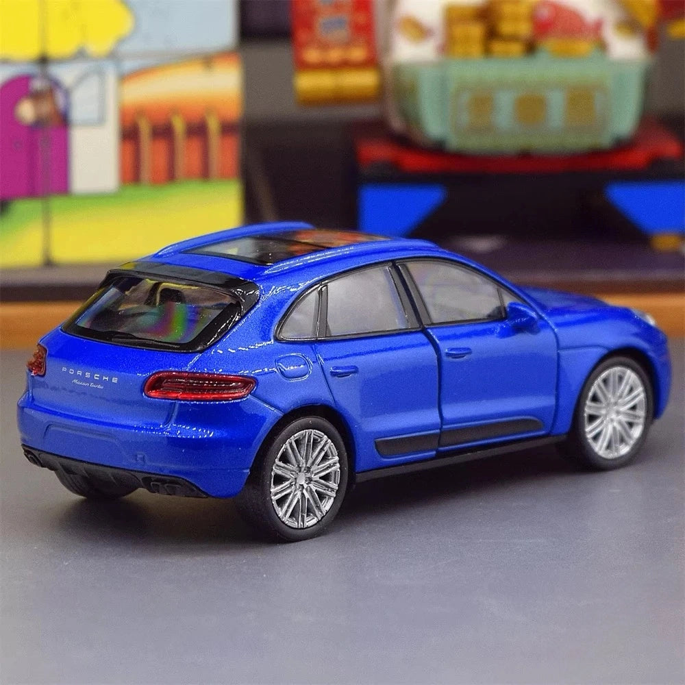 [Welly] 1:36 Porsche 2016 Macan GTS Blue Model Car Die-Cast