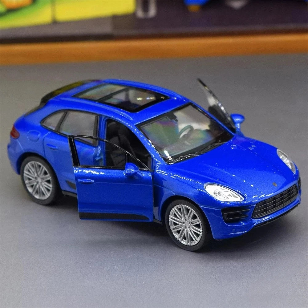 [Welly] 1:36 Porsche 2016 Macan GTS Blue Model Car Die-Cast