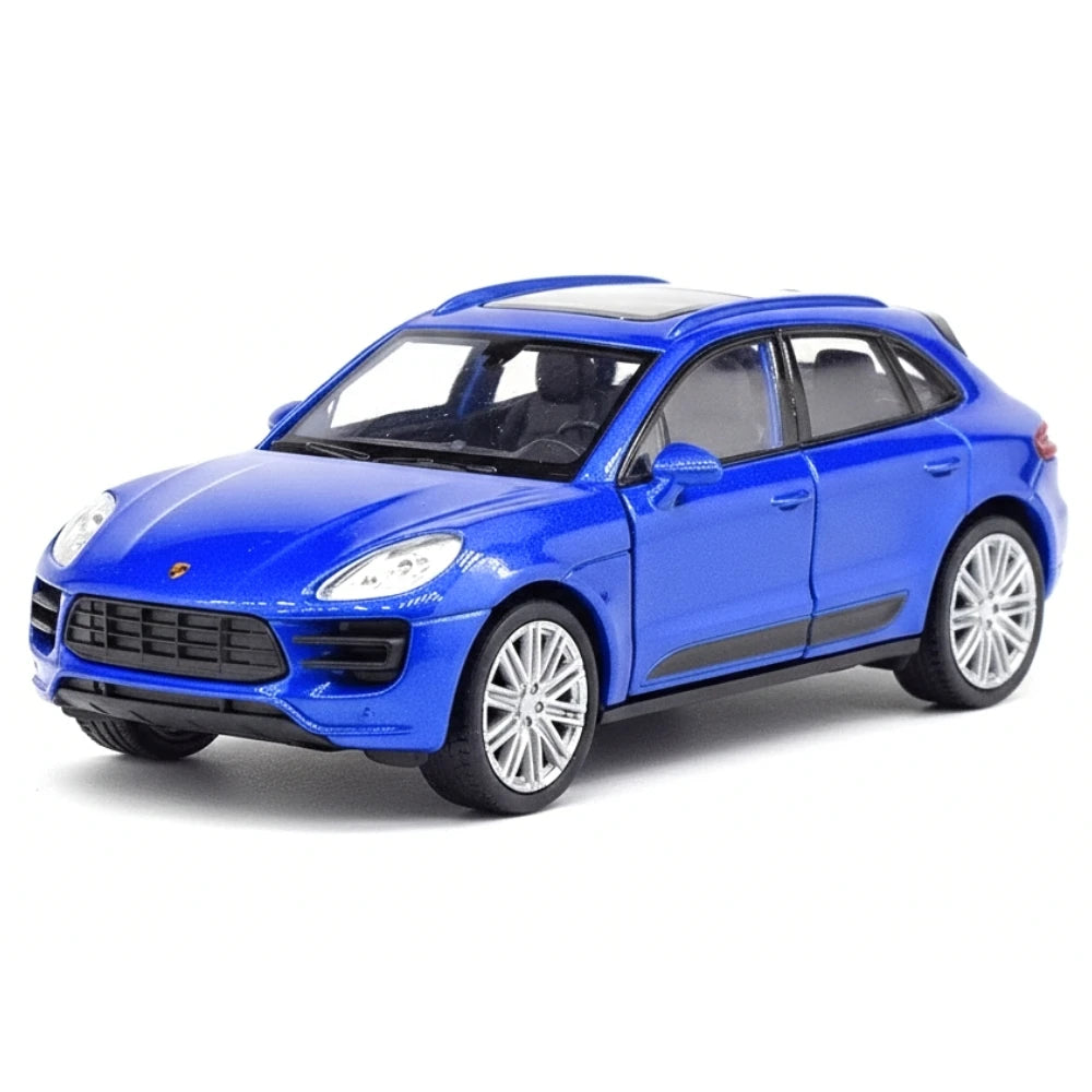 [Welly] 1:36 Porsche 2016 Macan GTS Blue Model Car Die-Cast