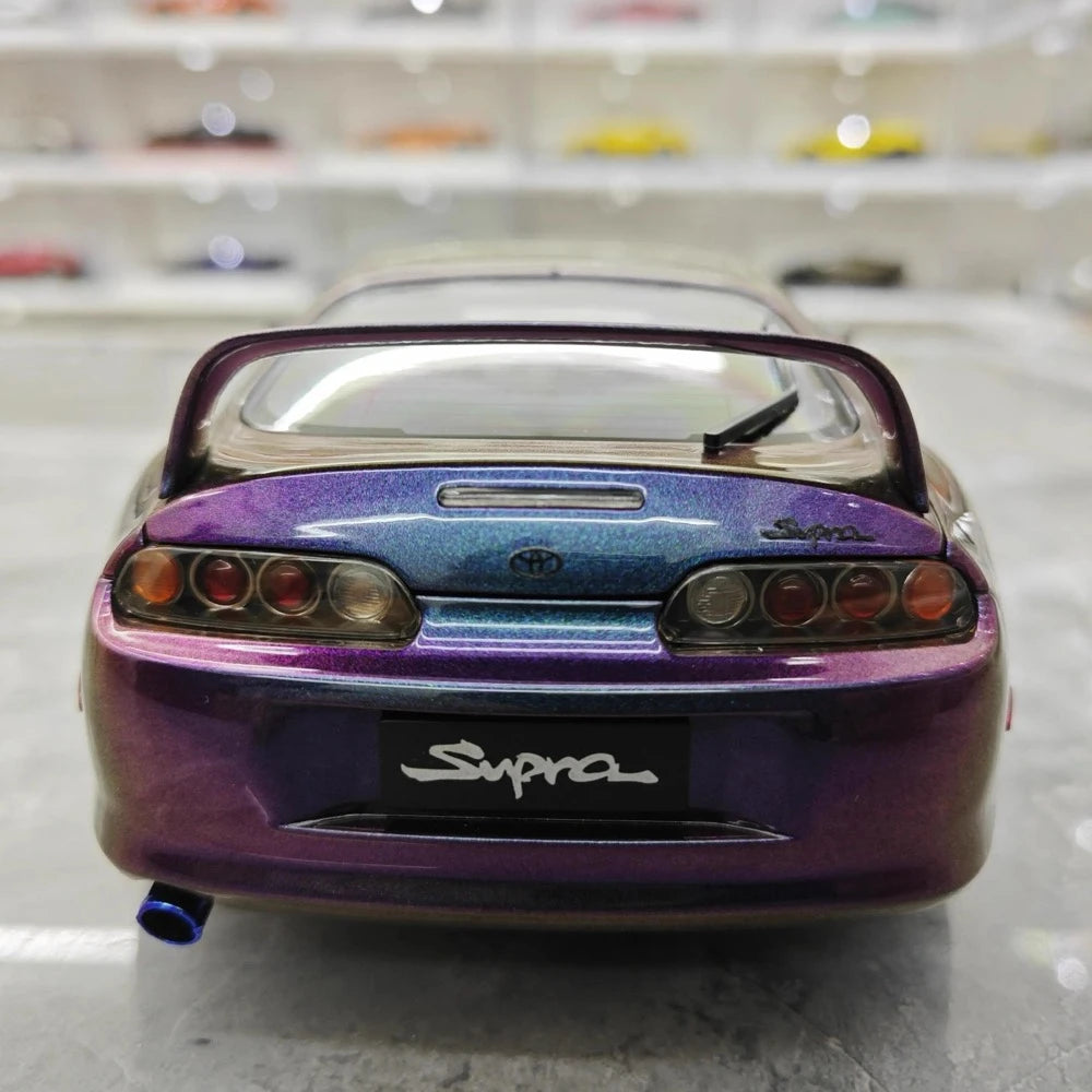 [WhelArt] 1:18 Toyota 1993 Supra A80 Purple Model Car Die-Cast