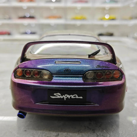 [WhelArt] 1:18 Toyota 1993 Supra A80 Purple Model Car Die-Cast