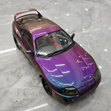 [WhelArt] 1:18 Toyota 1993 Supra A80 Purple Model Car Die-Cast