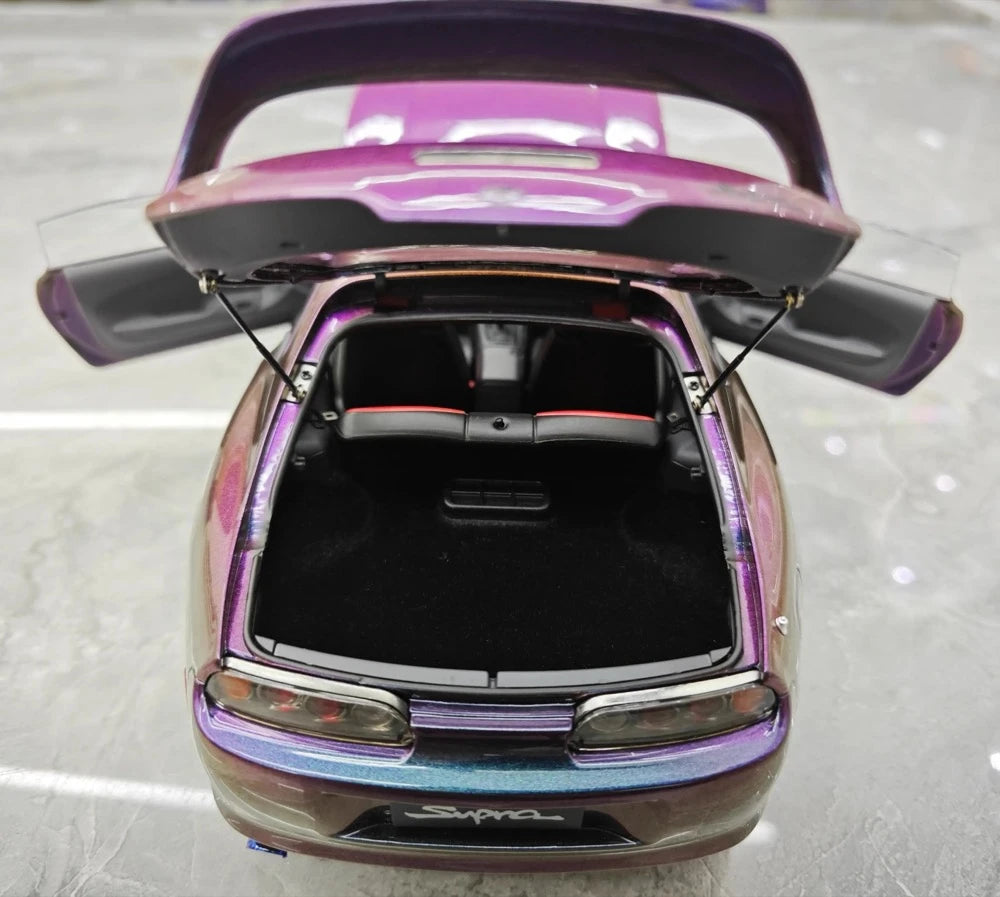 [WhelArt] 1:18 Toyota 1993 Supra A80 Purple Model Car Die-Cast
