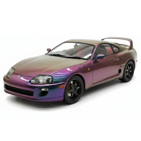 [WhelArt] 1:18 Toyota 1993 Supra A80 Purple Model Car Die-Cast