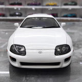 [WhelArt] 1:18 Toyota 1993 Supra A80 White Model Car Die-Cast